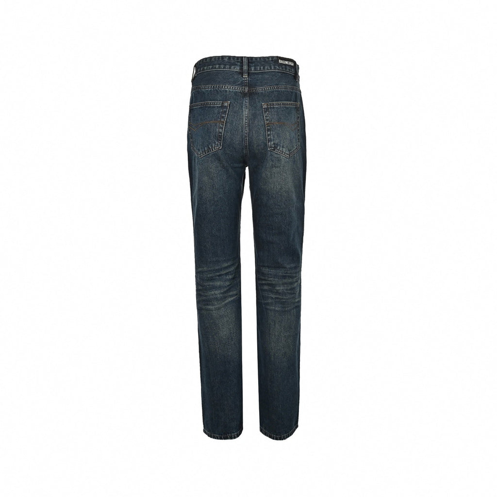Washed Indigo 'Unifit' Jeans