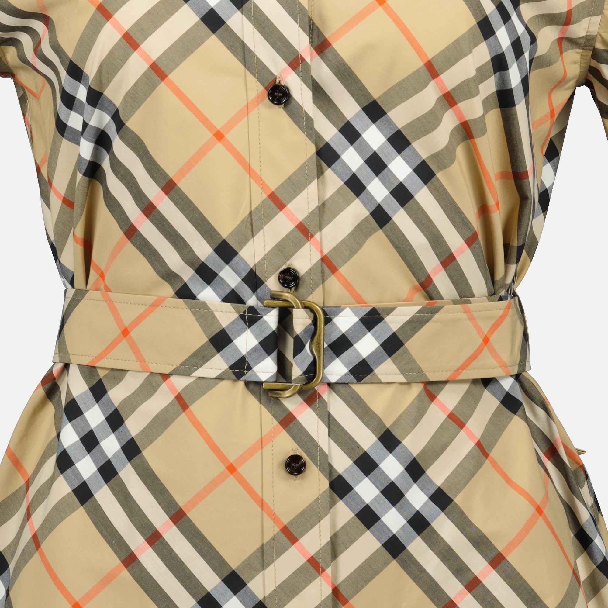 Check Shirt Dress