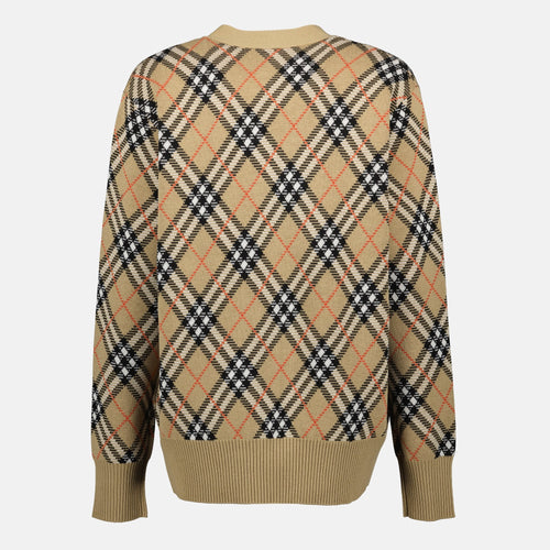 Check Plaid Cardigan