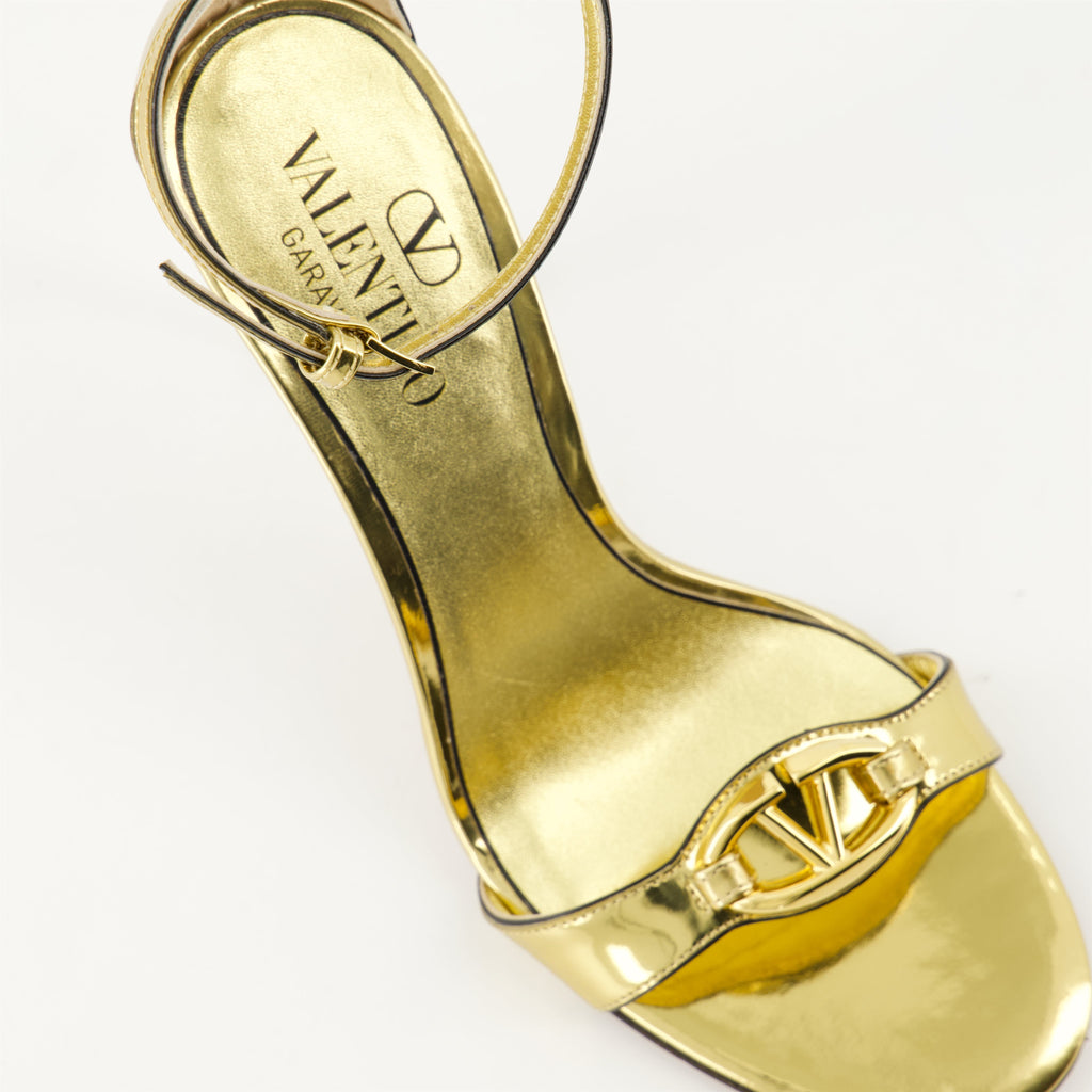 VLogo Heeled Sandals