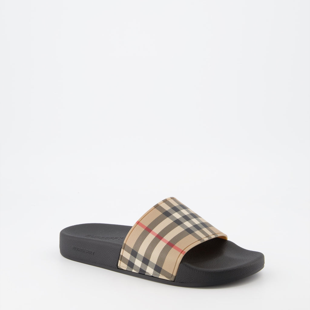 Checked Slippers