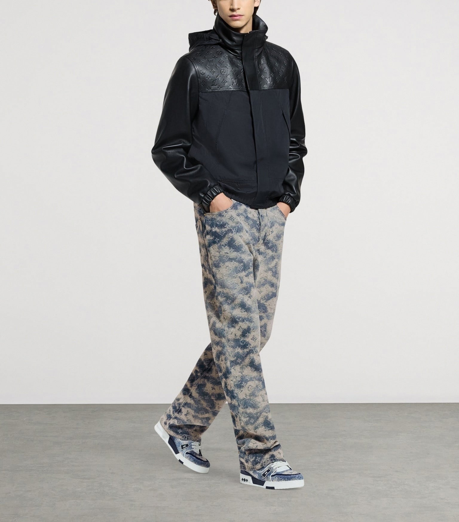 Denim LV Low-Top Sneakers