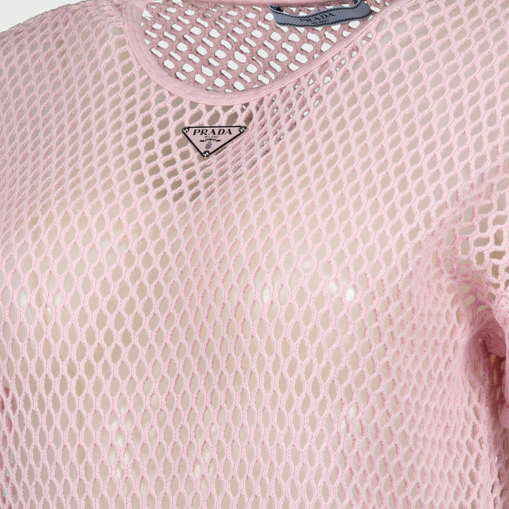 Cotton Mesh Top
