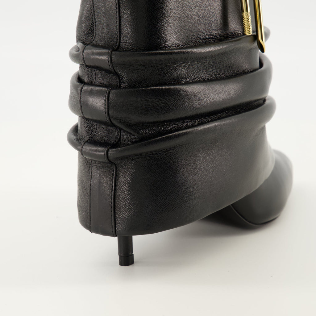 Shark Lock Ankle Boots