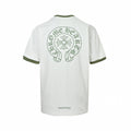 Horseshoe Logo Ringer T-Shirt | White/Olive