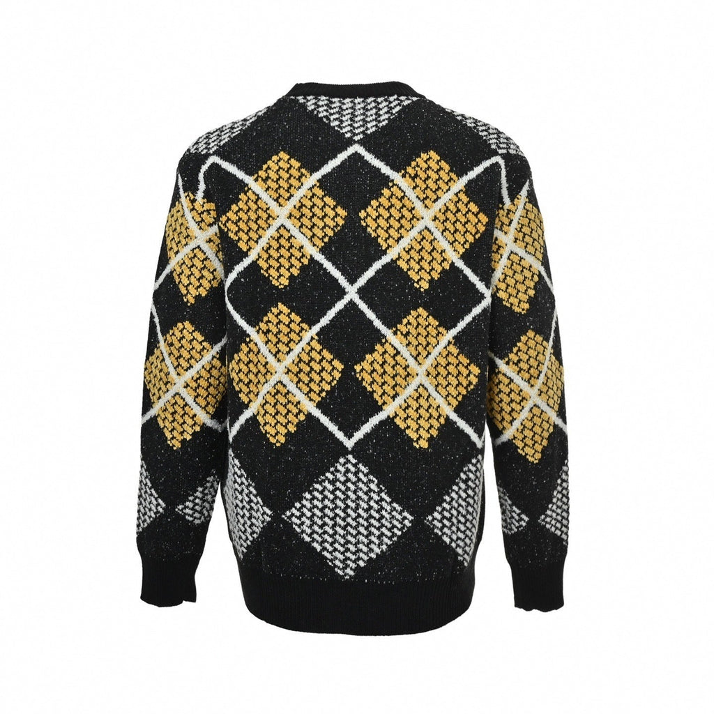 Marque Déposée Argyle Crewneck