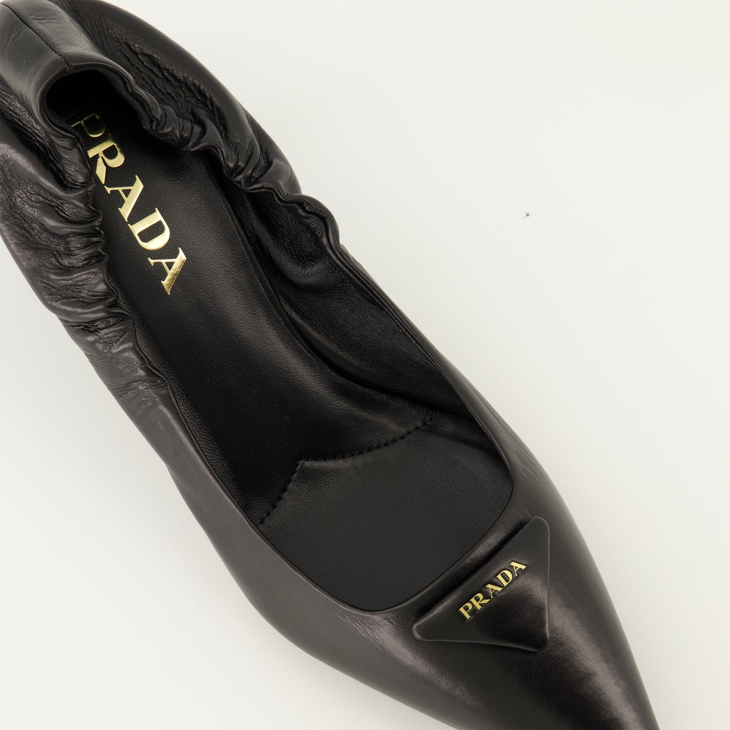 Worn Leather Pumps
