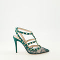 Rockstud Lace Pumps