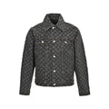 Monogram Denim Jacket | Washed Black