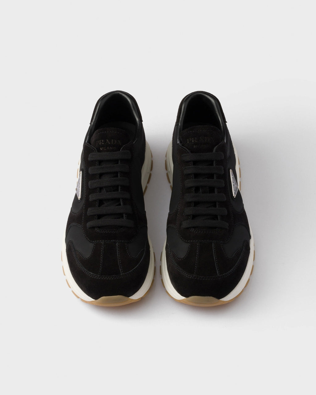 Prax suede and Re-Nylon sneakers