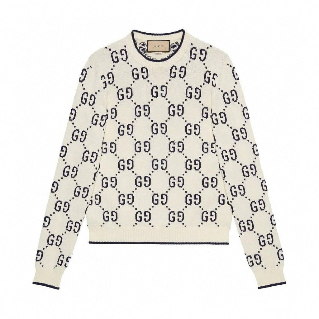 Cotton Wool Picot Trim Sweater
