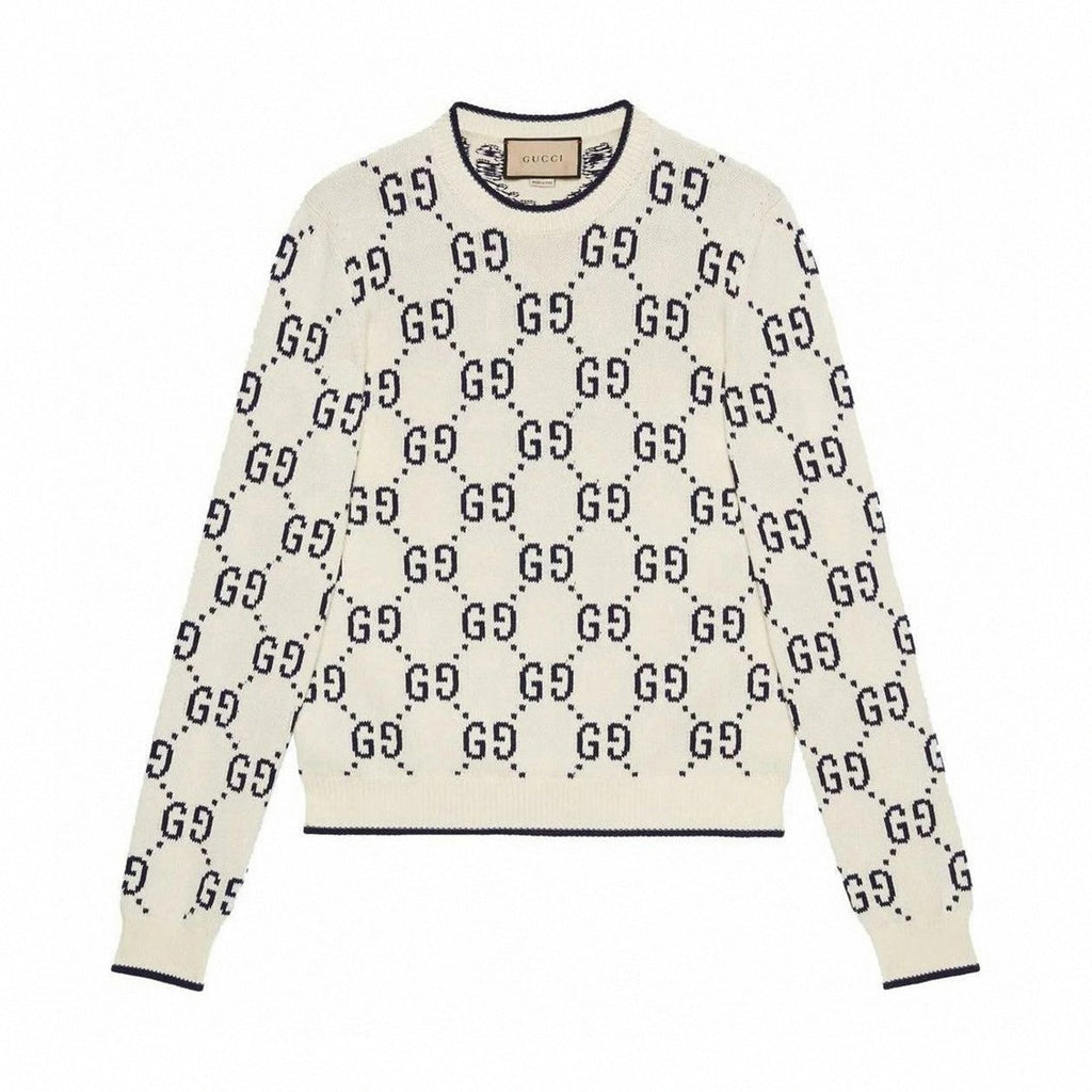 Cotton Wool Picot Trim Sweater