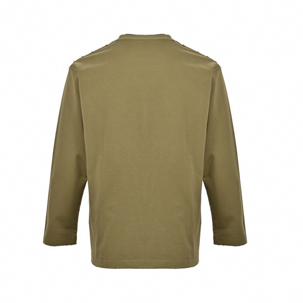 Distressed Signature Logo Long-Sleeve T-Shirt