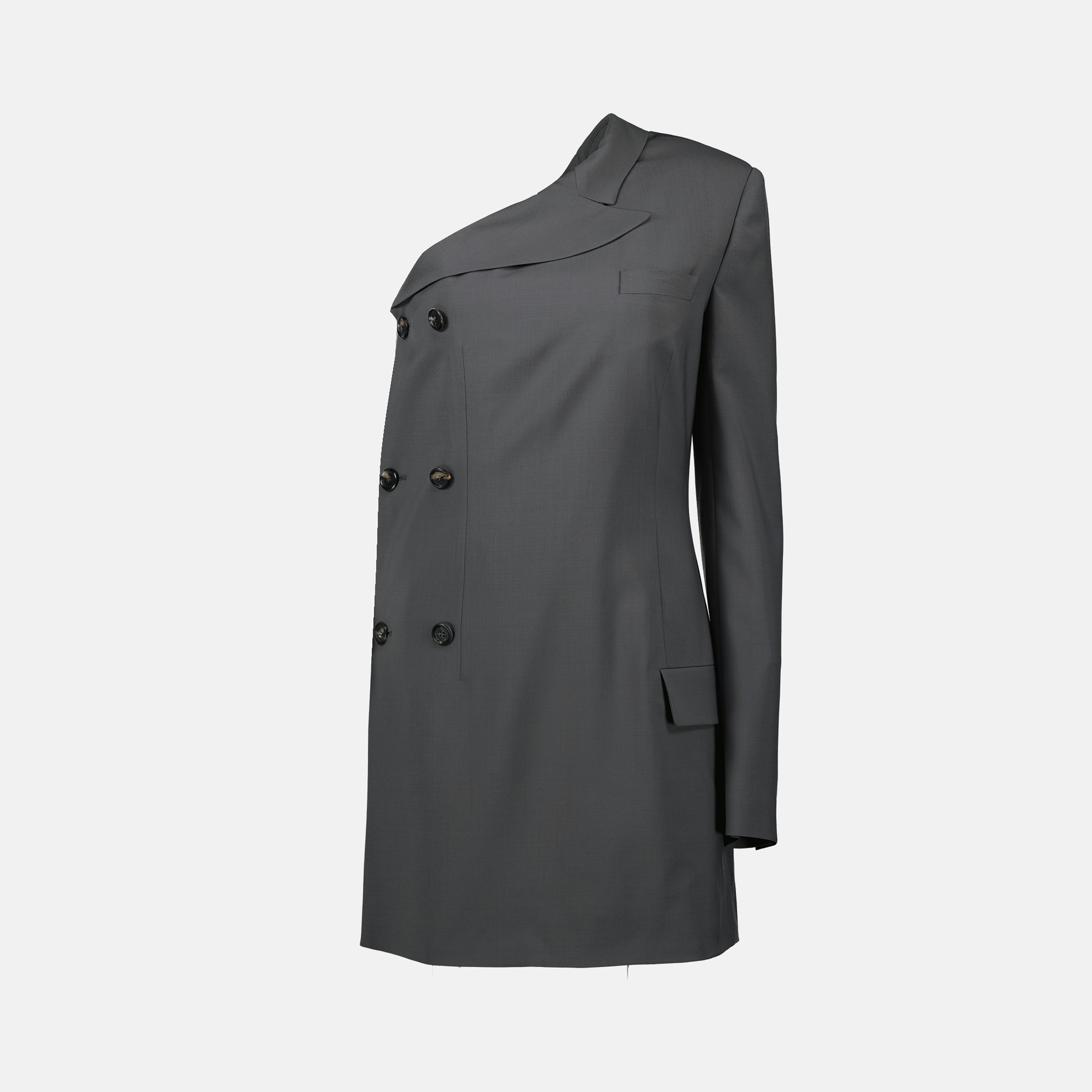 Asymmetrical Blazer Dress