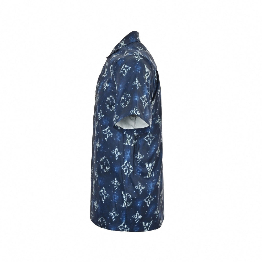 Monogram Ikat Silk Shirt