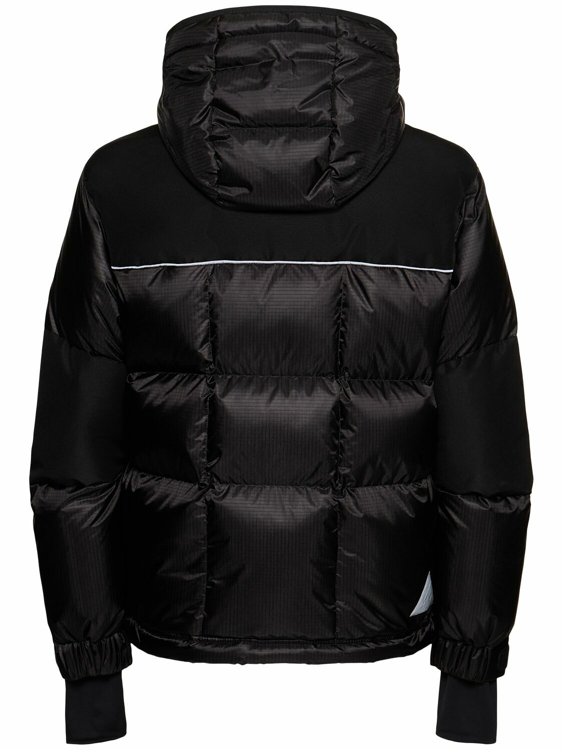 Ripstop Tech Piping Puffer | Black