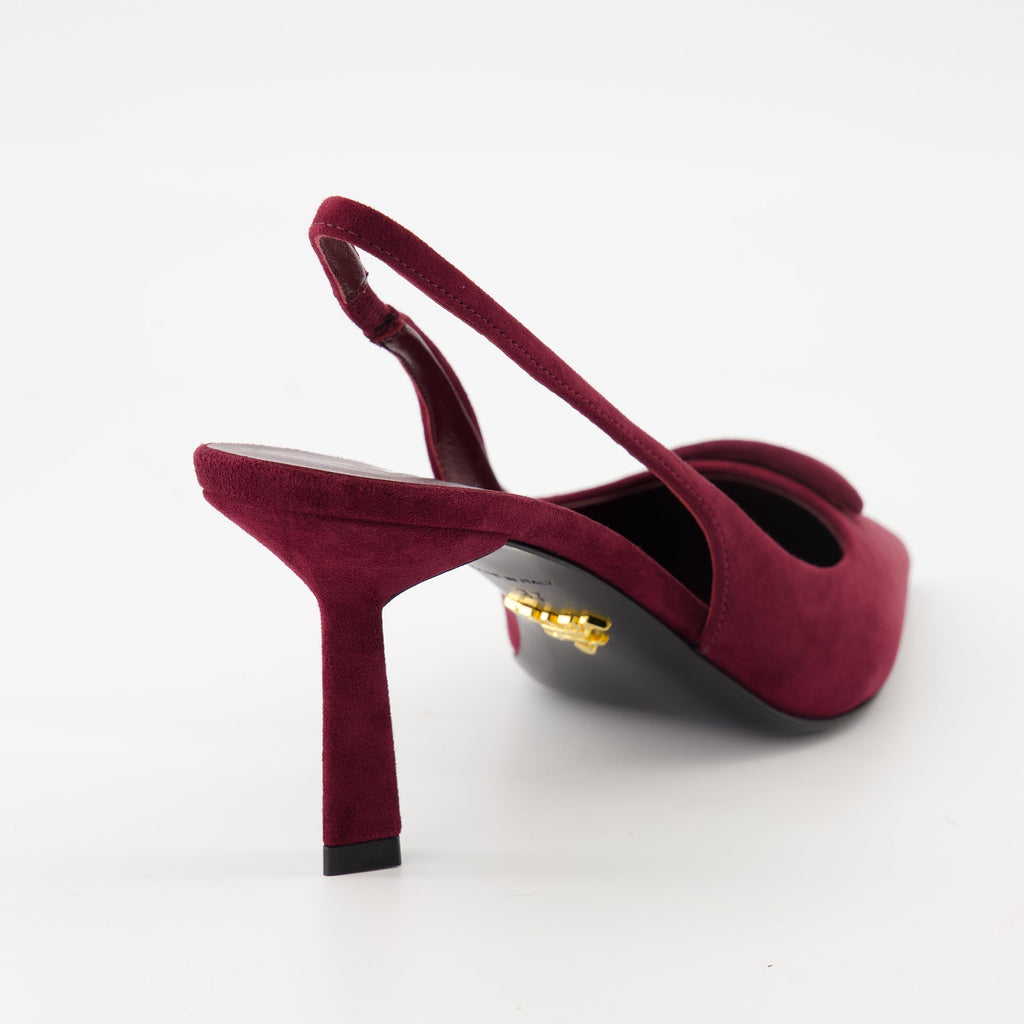 Suede Calfskin Pumps