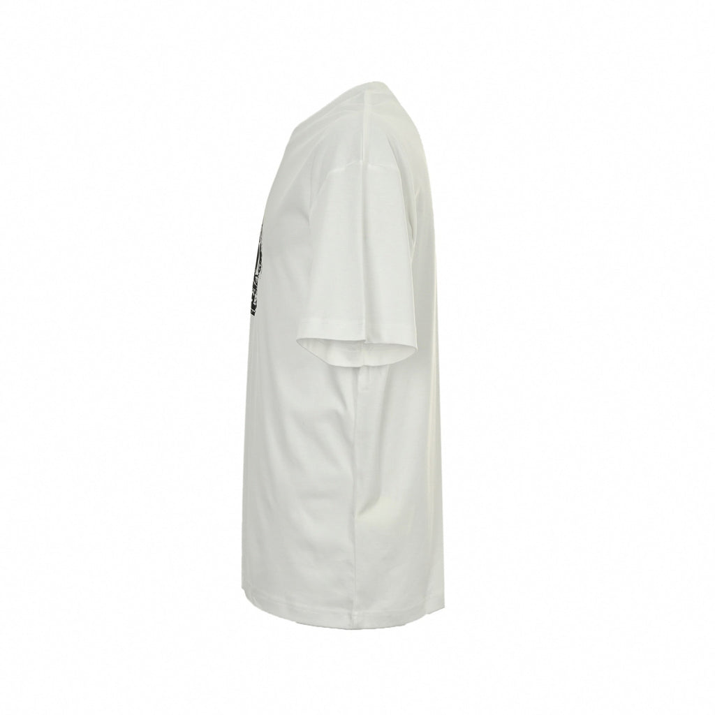 Voyage Stamp Cotton T-Shirt | White
