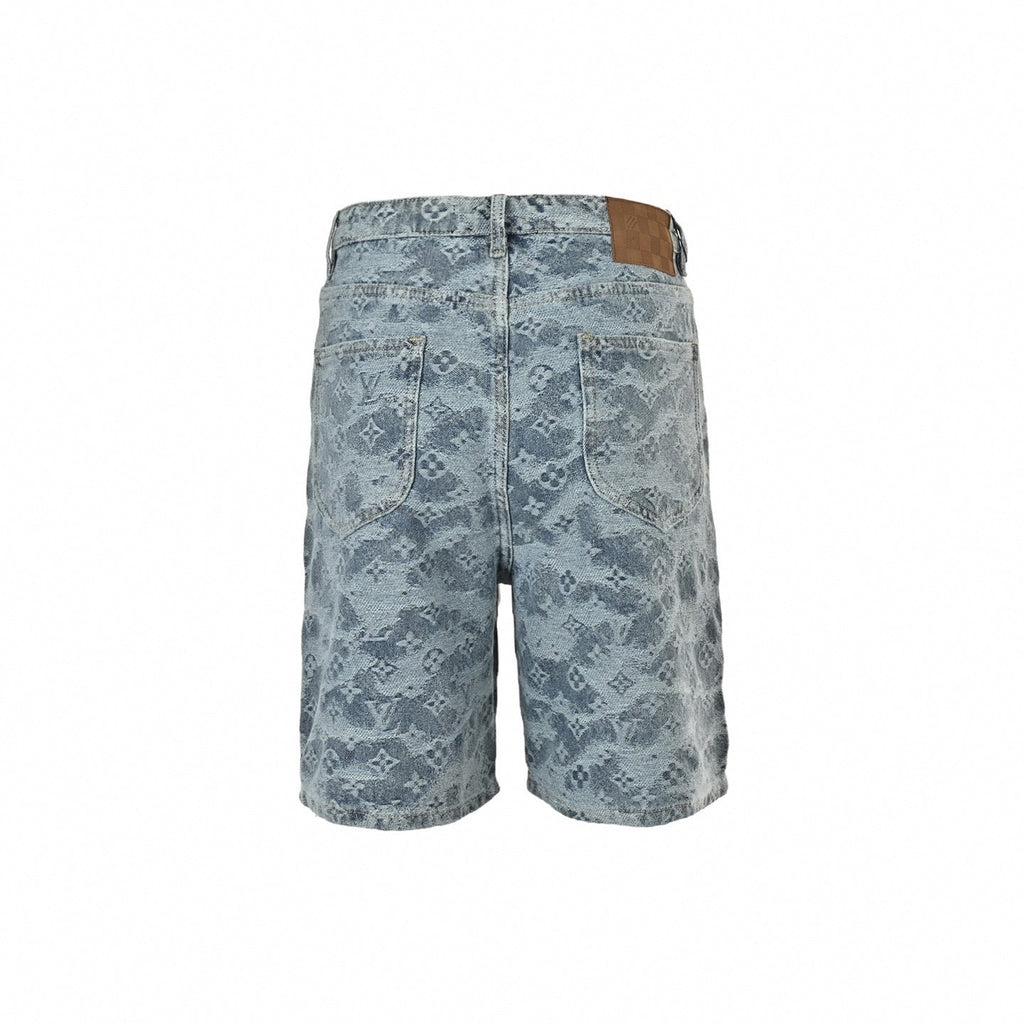 Monogram Denim Ensemble | Indigo Washed