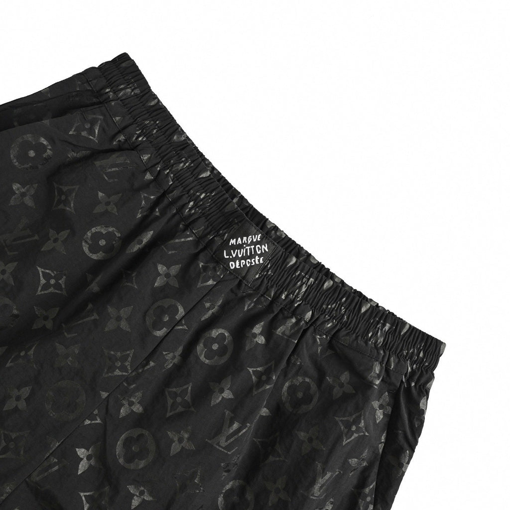 Tonal Monogram Short-Sleeve Track Set
