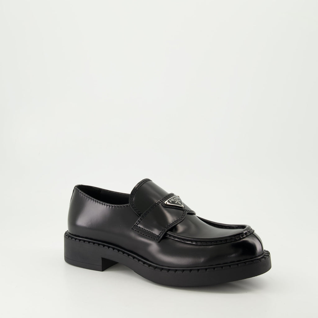 Chocolate Leather Loafers