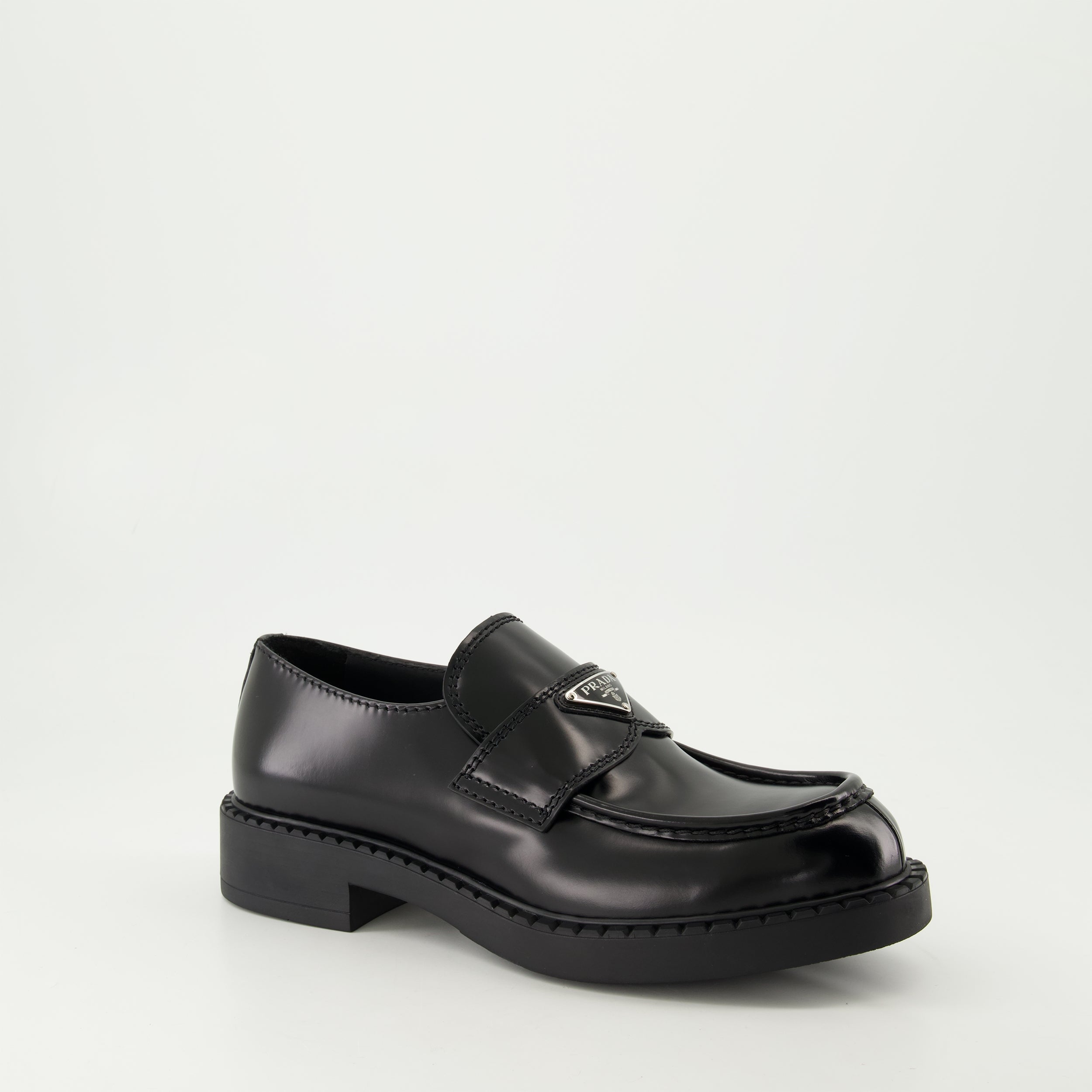 Chocolate Leather Loafers