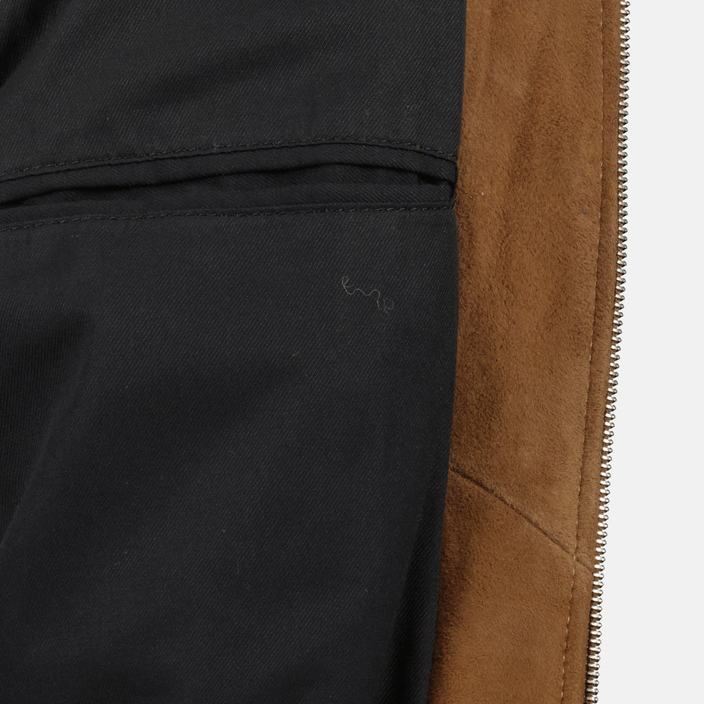 Suede Leather Bomber