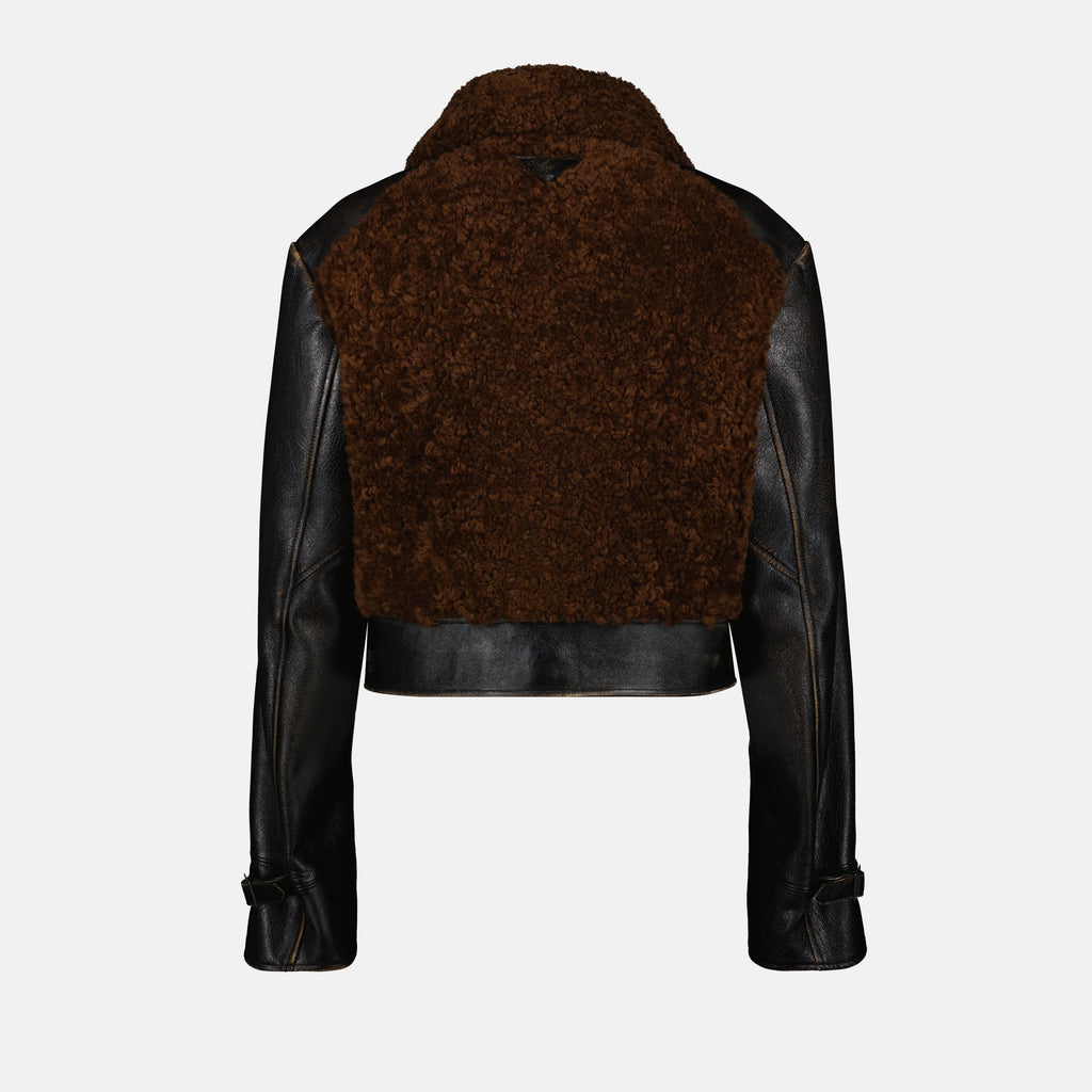 Leather and Wool Jacket