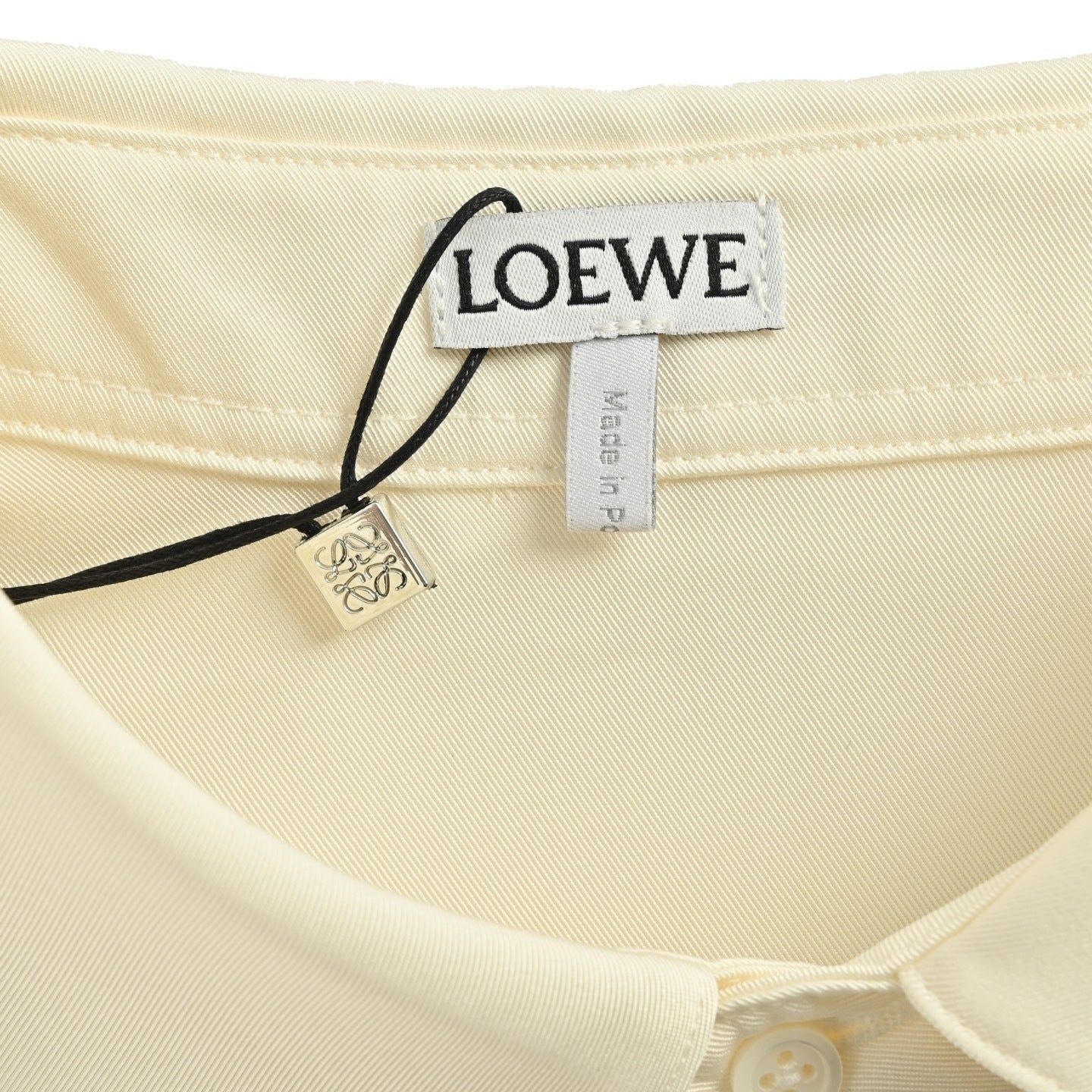 Logo Printed Silk Shirt