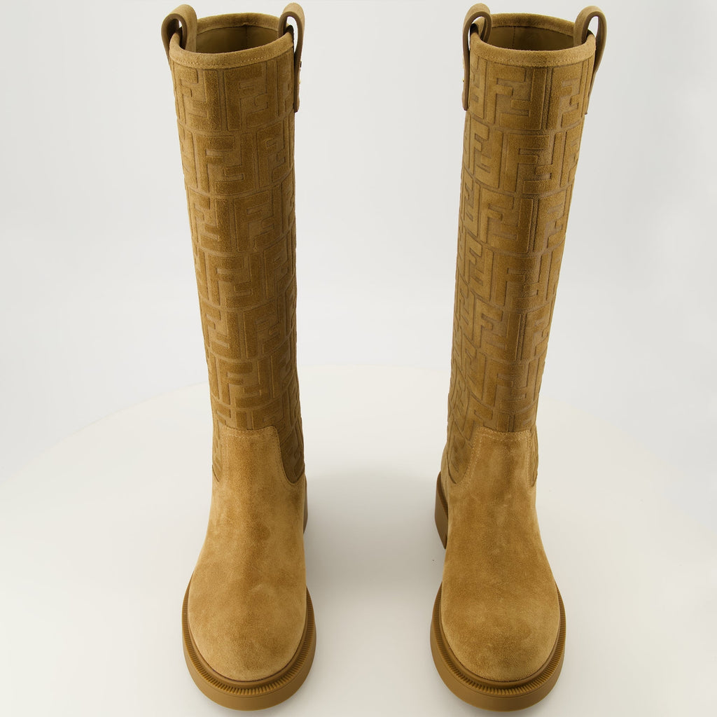 Filo Brown Suede Boots