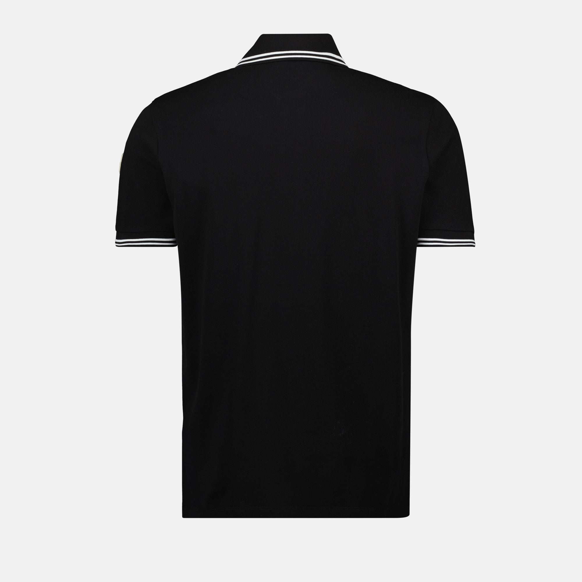 Polo with Striped Borders