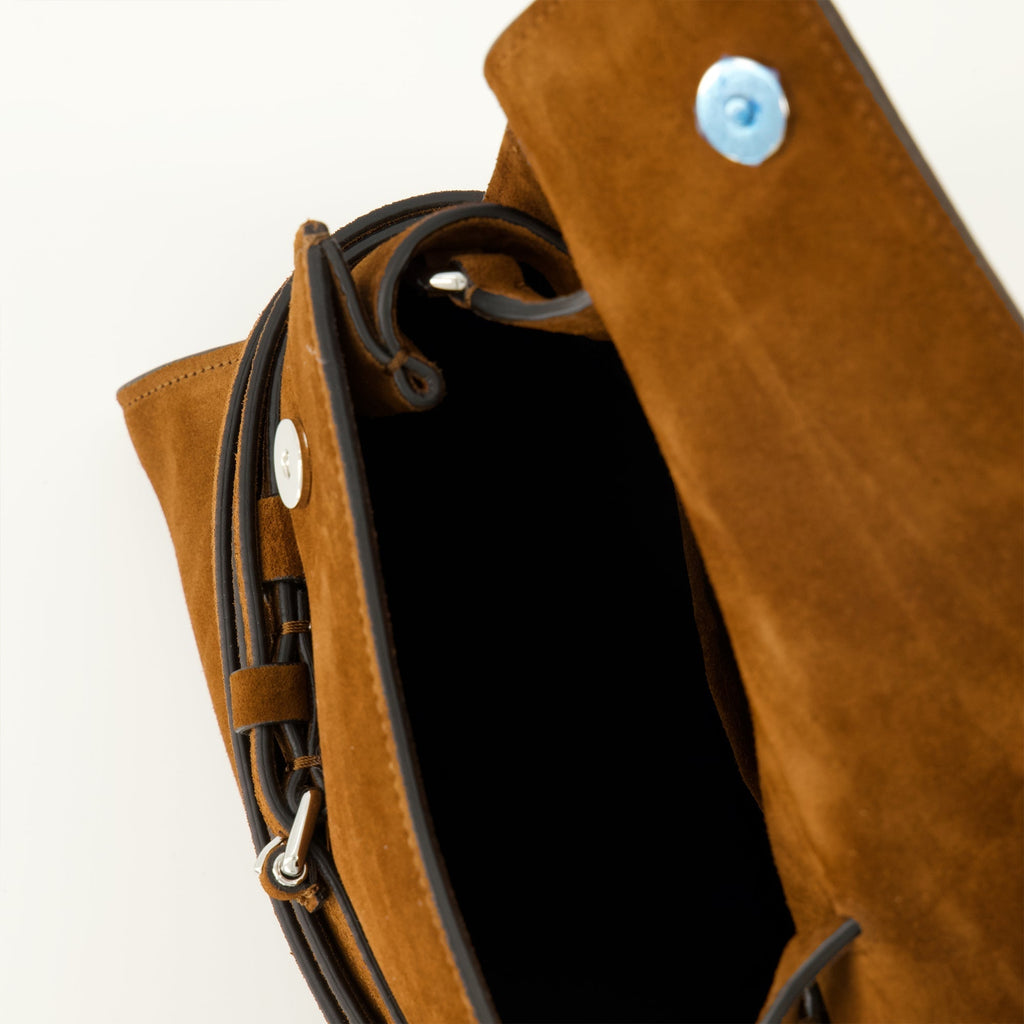 Tie Me Suede Bag