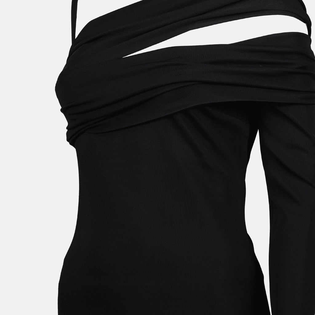 Black Asymmetrical Dress