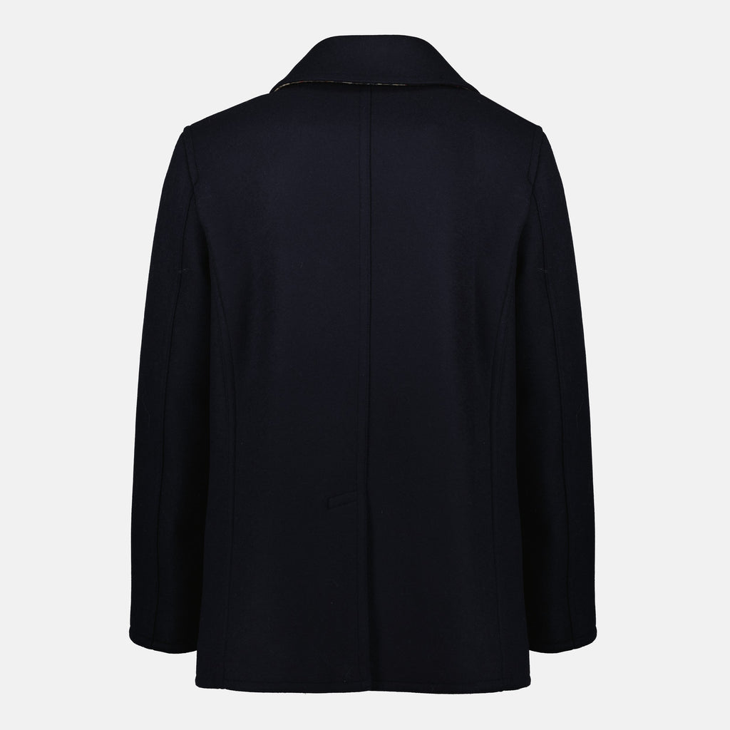 Blue Wool Peacoat