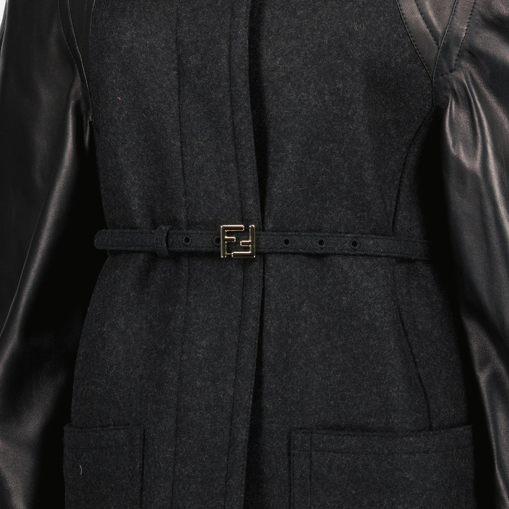 Wool and Leather Jacket