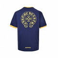 Horseshoe Logo Ringer T-Shirt | Navy/Yellow