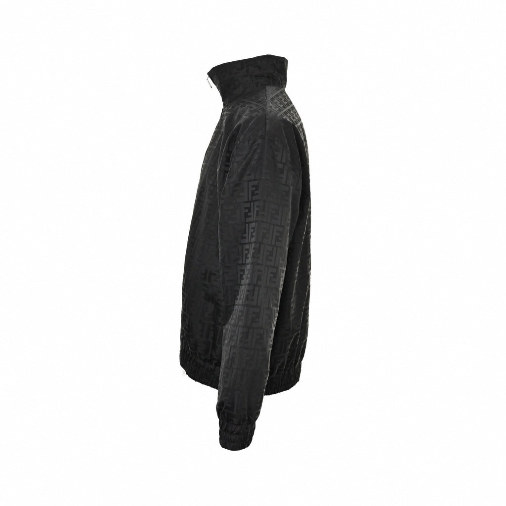 Tonal FF Monogram Zip Track Jacket | Black