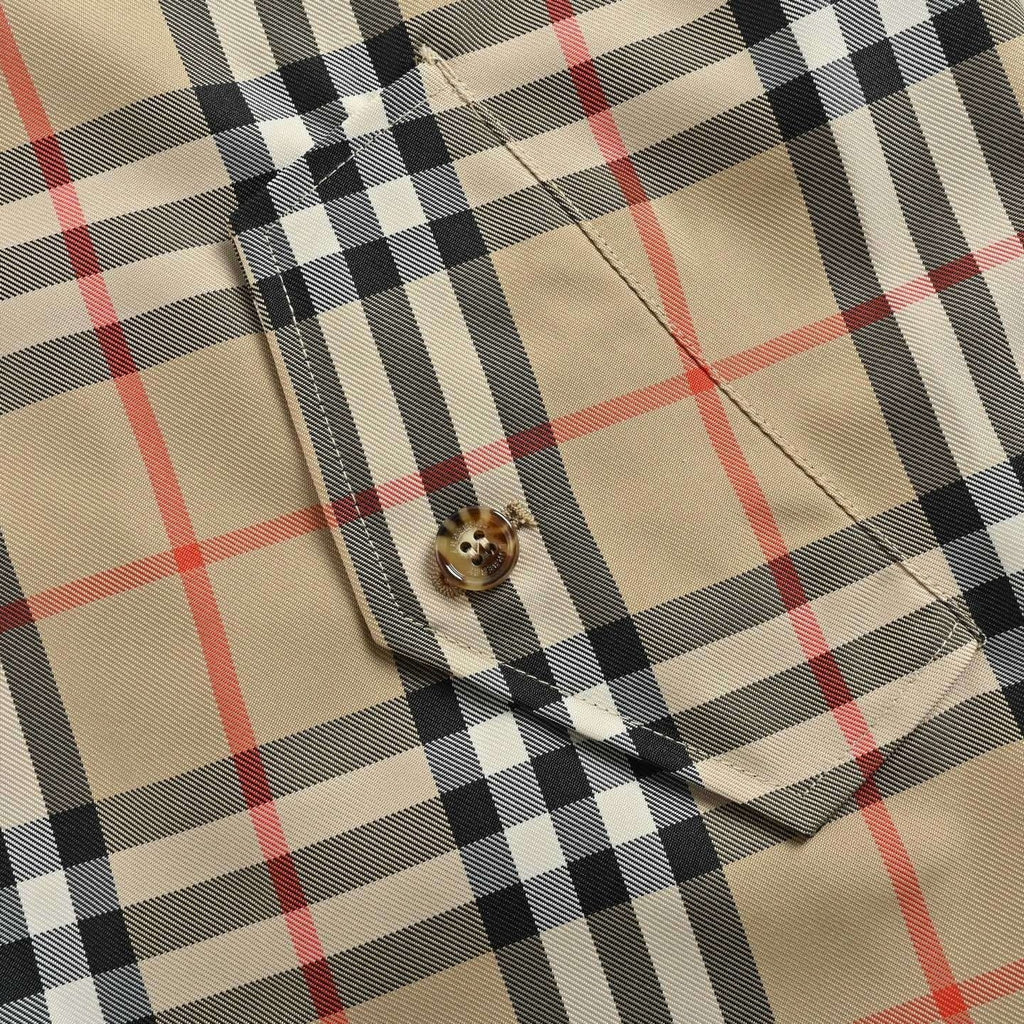 Vintage Check Harrington Jacket | Beige