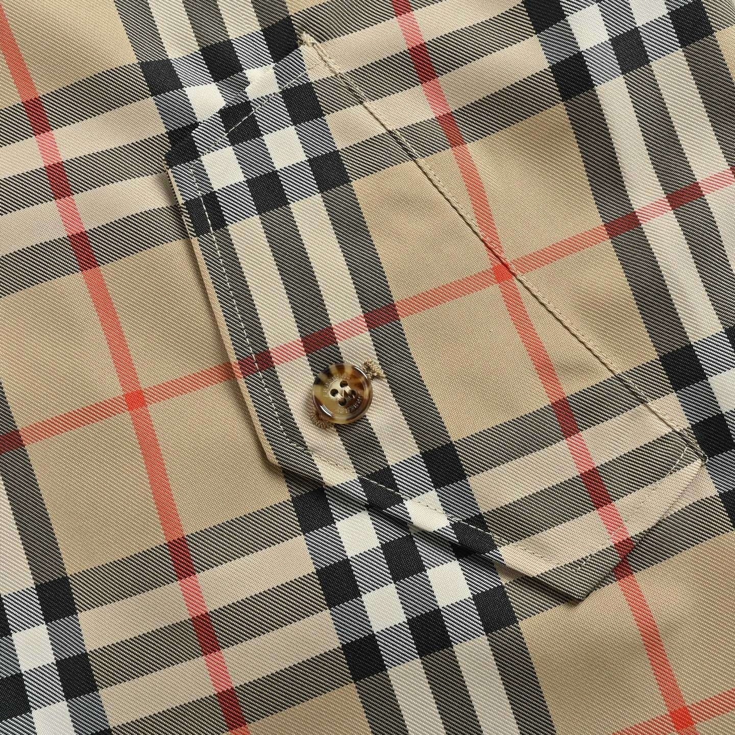 Vintage Check Harrington Jacket | Beige