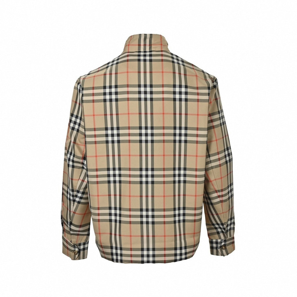 Vintage Check Harrington Jacket | Beige