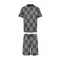 Crystal Damier Knit Ensemble